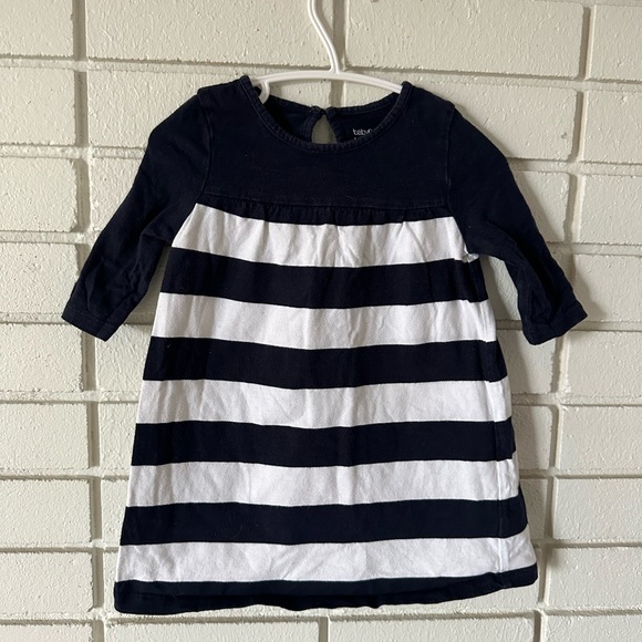 Baby Gap Long Sleeve Striped Dress - Picture 2 of 4